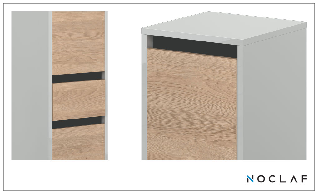 Storage cabinets in Avento style