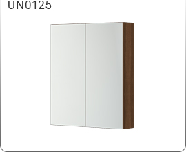 A moisture-resistant hanging cabinet with a mirror