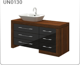 Standing cabinet with a top