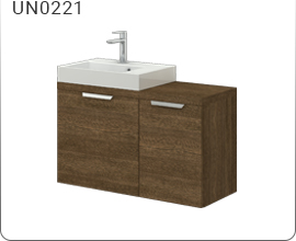 wall-mounted cabinet for a furniture washbasin